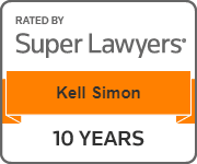 Rated By Super Lawyers | Kell Simon | 10 Years